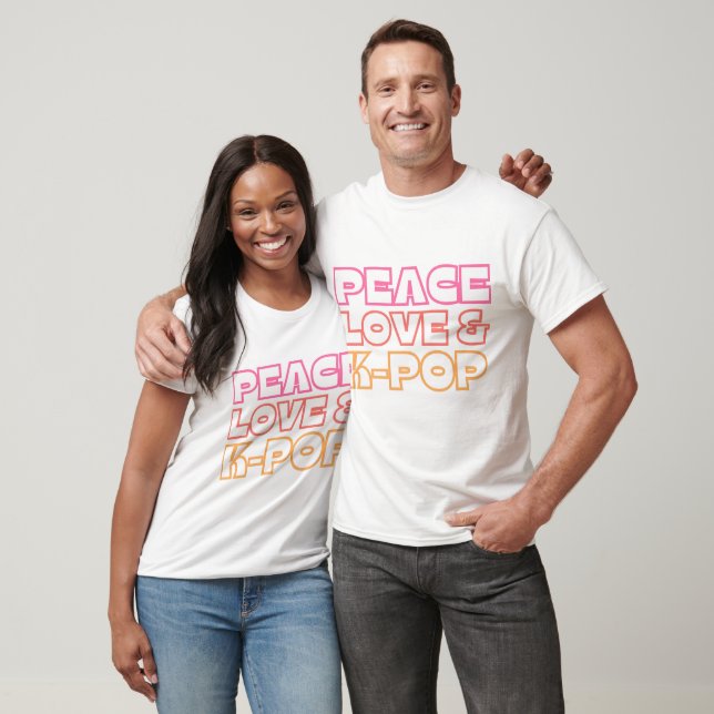 Peace, Love & K-Pop  T-Shirt (Unisex)