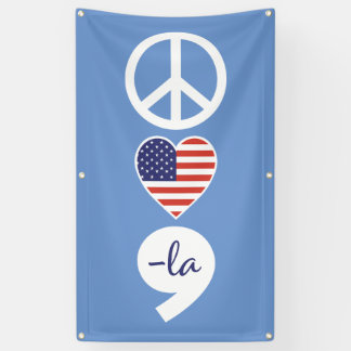 Peace Love Kamala Banner