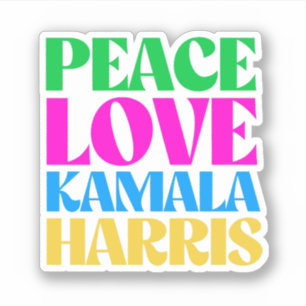 Peace Love Kamala Harris
