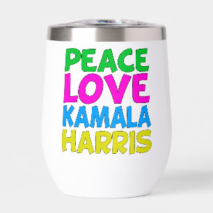 Peace Love Kamala Harris Cute Election