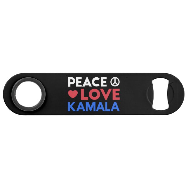 Peace Love Kamala I - Kamala Harris For President (Front (Horizontal))
