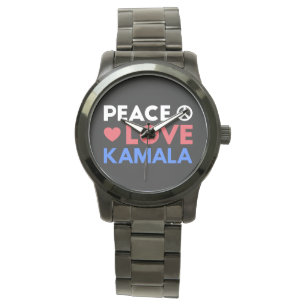 Peace Love Kamala I - Kamala Harris For President Watch