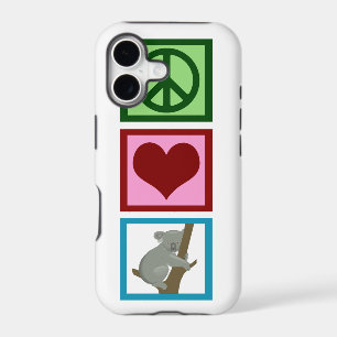 Peace Love Koala Bear