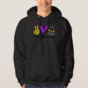 Peace Love Lab Week 2022 Medical Laboratory  Lab T Hoodie