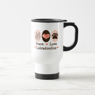 Peace Love Labradoodles Travel Mug