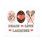 Peace Love Lacrosse Poster Print
