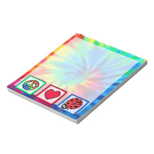 Peace, Love, Ladybugs Notepad