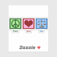 Peace Love Law Cute Lawyer