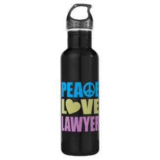Peace Love Lawyer 710 Ml Water Bottle