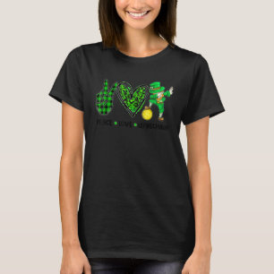 Peace Love Leprechaun Irish Shamrock St Patrick S T-Shirt