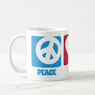 Peace Love Libraries Mug