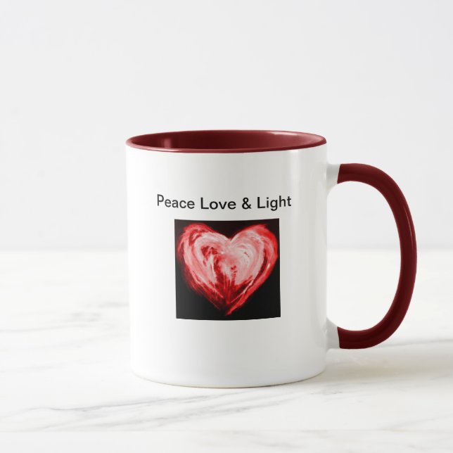 Peace Love & Light Mug (Right)