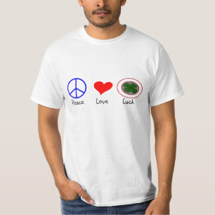 Peace,Love & Luck - Value T-Shirt