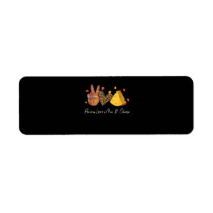 Peace Love Mac N Cheese Halloween Thanksgiving