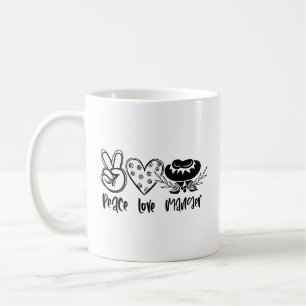 Peace Love Manger Christmas Coffee Mug