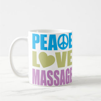 Peace Love Massage Coffee Mug