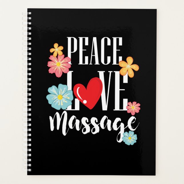 Peace Love Massage Planner (Front)