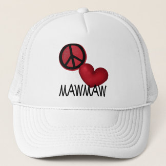 Peace Love MawMaw Trucker Hat