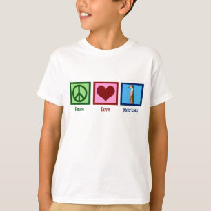 Peace Love Meerkats Kids T-Shirt