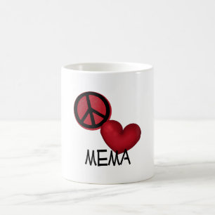 Peace Love Mema Coffee Mug