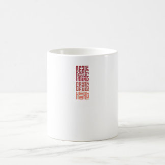 peace love mind create soul heart coffee mug