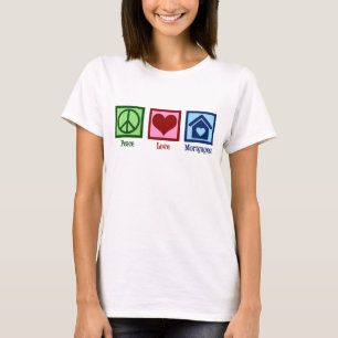 Peace Love Mortgages Cute Mortgage Company Lender T-Shirt