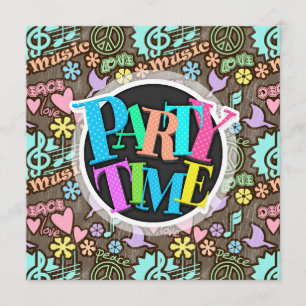 Peace, Love, Music Invitation