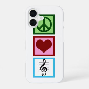Peace Love Music iPhone 16 Case
