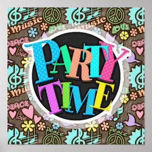 Peace, Love, Music Poster