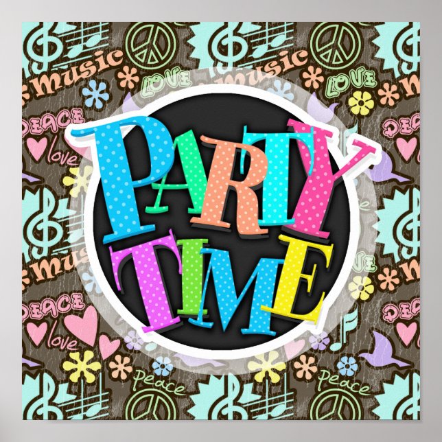 Peace, Love, Music Poster (Front)