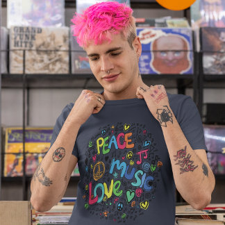 Peace Love Music T-Shirt