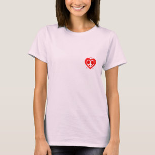 Peace Love N Happiness-Copyright(C)2010 BobHHughes T-Shirt