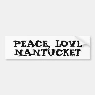 Peace Love Nantucket sticker