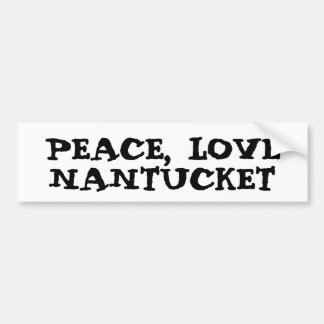 Peace Love Nantucket sticker