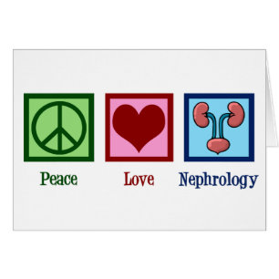 Peace Love Nephrology Office Holiday Card