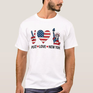 Peace Love New York T-Shirt
