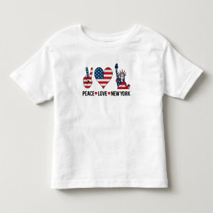 Peace Love New York Toddler T-Shirt