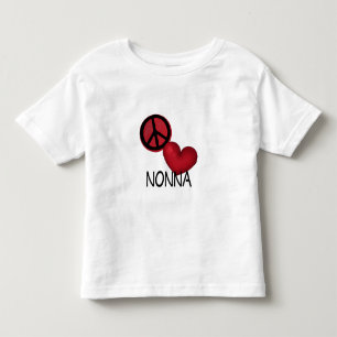 Peace Love Nonna Toddler T-Shirt