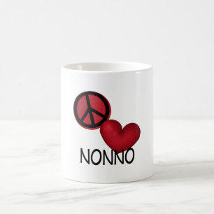 Peace Love Nonno Coffee Mug