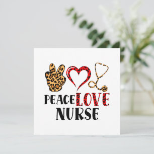 Peace Love Nurse – Cute Nurse Design (2)