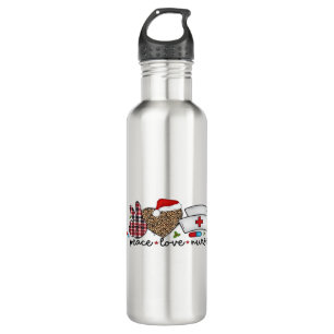 Peace Love Nurse, Halloween Classic T-Shirt 710 Ml Water Bottle
