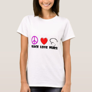 Peace Love Nurse T-Shirt