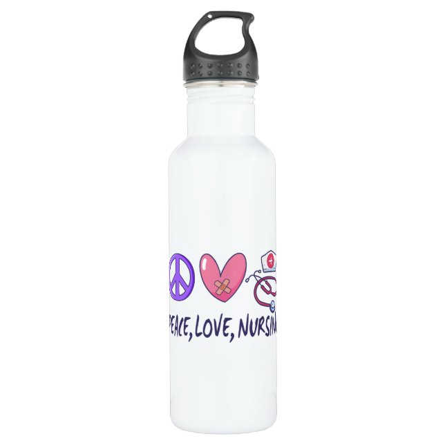 Peace Love Nursing 710 Ml Water Bottle (Front)