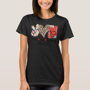Peace Love Nursing Cna Life  Nurse Week Women T-Shirt