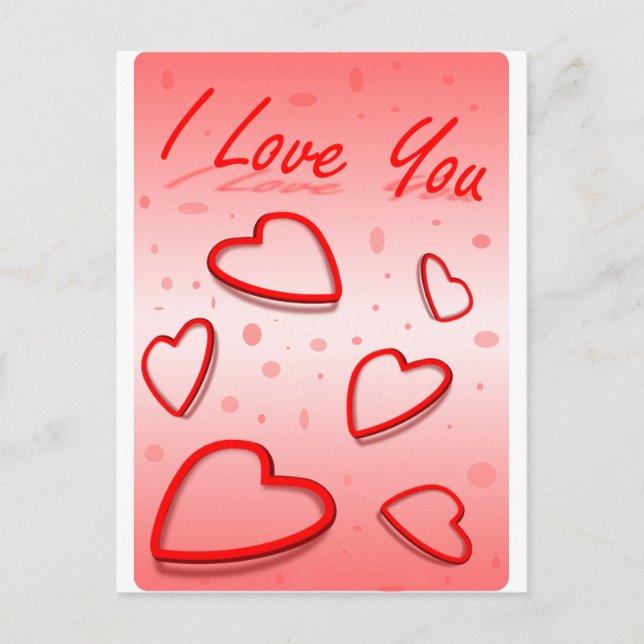 Peace Love Office Party Thanks Pattern Colourful Holiday Postcard (Front)