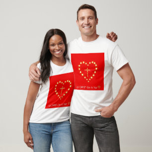Peace Love Office Party Thanks Pattern Colourful T-Shirt