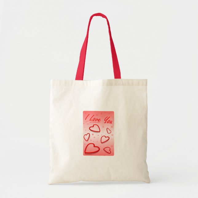 Peace Love Office Party Thanks Pattern Colourful Tote Bag (Front)