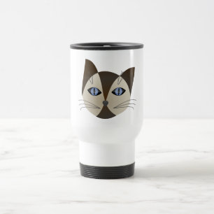 Peace Love Office Party Thanks Pattern Colourful Travel Mug