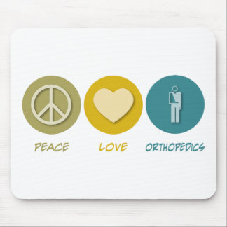 Peace Love Orthopaedics Mouse Mat