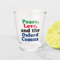 Peace Love Oxford Comma English Grammar Humour